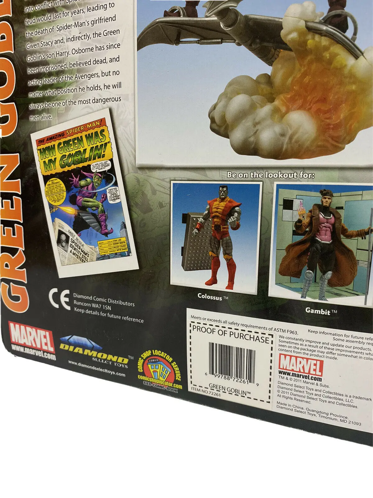 Marvel Select Action Figur Green Goblin 18 cm Produktfoto