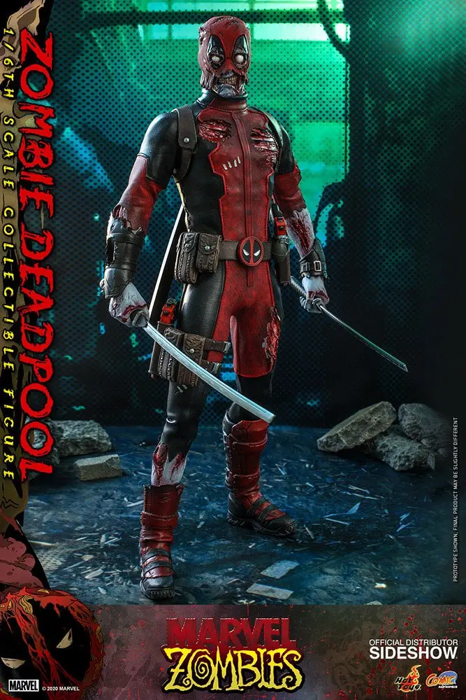 Marvel Zombies Comic Masterpiece Actionfigur 1/6 Zombie Deadpool 31 cm termékfotó