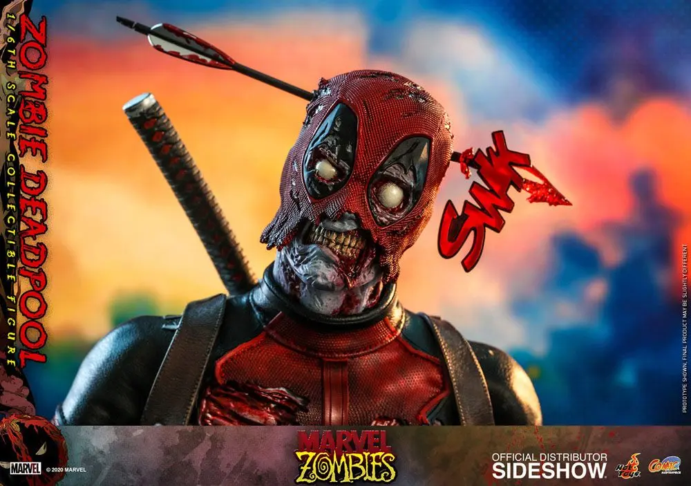 Marvel Zombies Comic Masterpiece Actionfigur 1/6 Zombie Deadpool 31 cm termékfotó