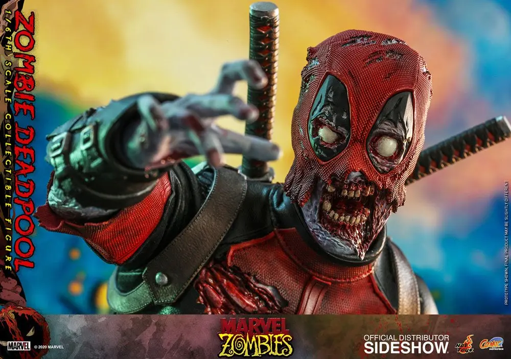 Marvel Zombies Comic Masterpiece Actionfigur 1/6 Zombie Deadpool 31 cm termékfotó