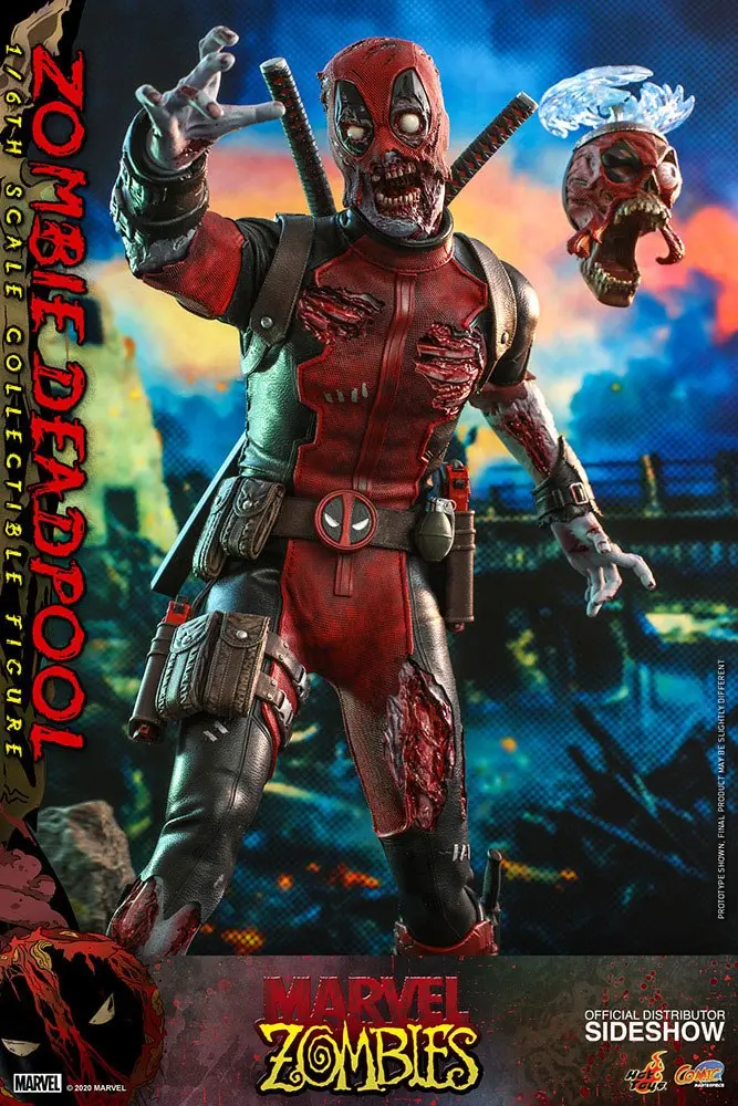 Marvel Zombies Comic Masterpiece Actionfigur 1/6 Zombie Deadpool 31 cm termékfotó