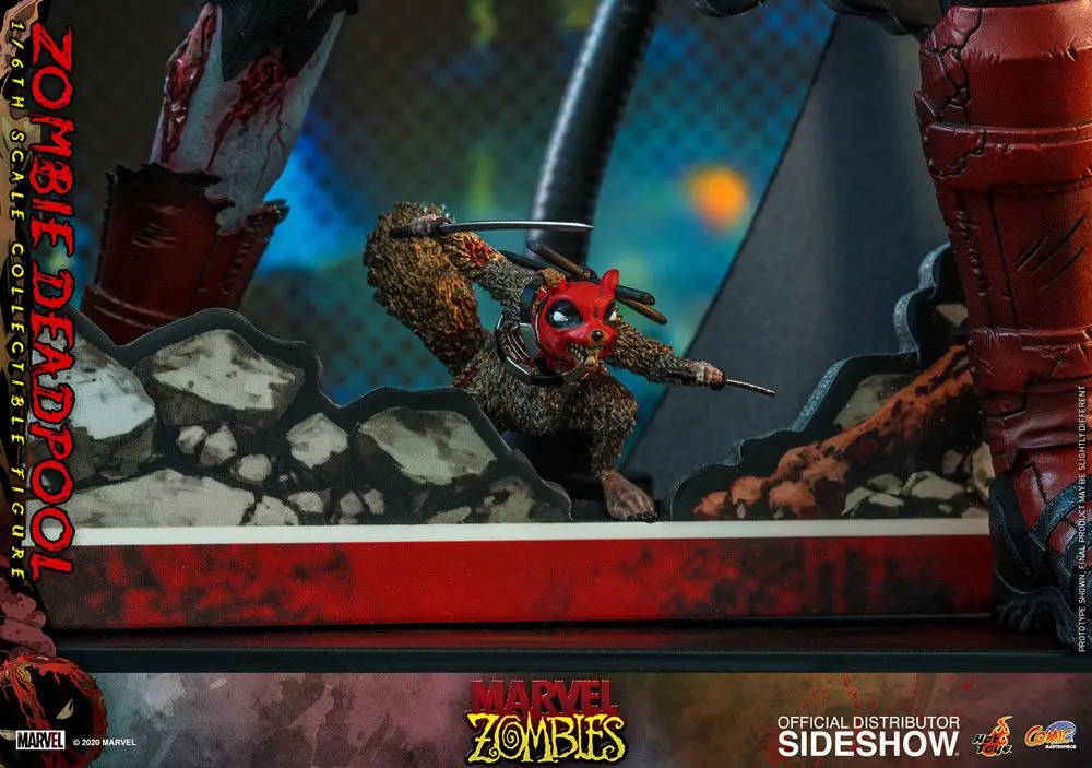 Marvel Zombies Comic Masterpiece Actionfigur 1/6 Zombie Deadpool 31 cm termékfotó