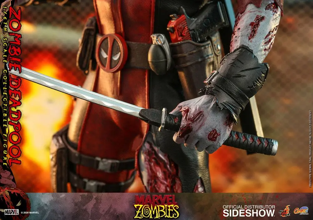 Marvel Zombies Comic Masterpiece Actionfigur 1/6 Zombie Deadpool 31 cm termékfotó