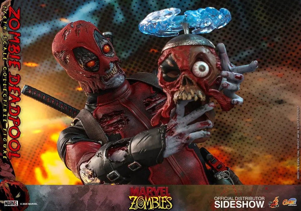 Marvel Zombies Comic Masterpiece Actionfigur 1/6 Zombie Deadpool 31 cm termékfotó