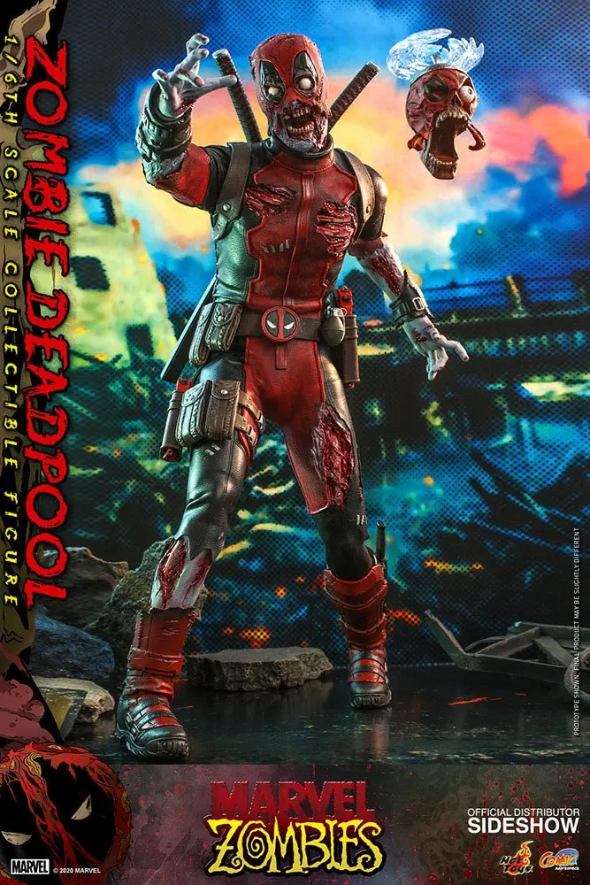 Marvel Zombies Comic Masterpiece Actionfigur 1/6 Zombie Deadpool 31 cm termékfotó