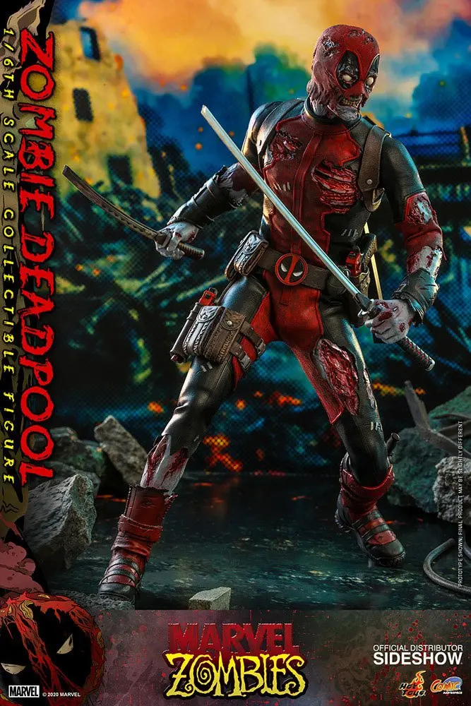 Marvel Zombies Comic Masterpiece Actionfigur 1/6 Zombie Deadpool 31 cm termékfotó