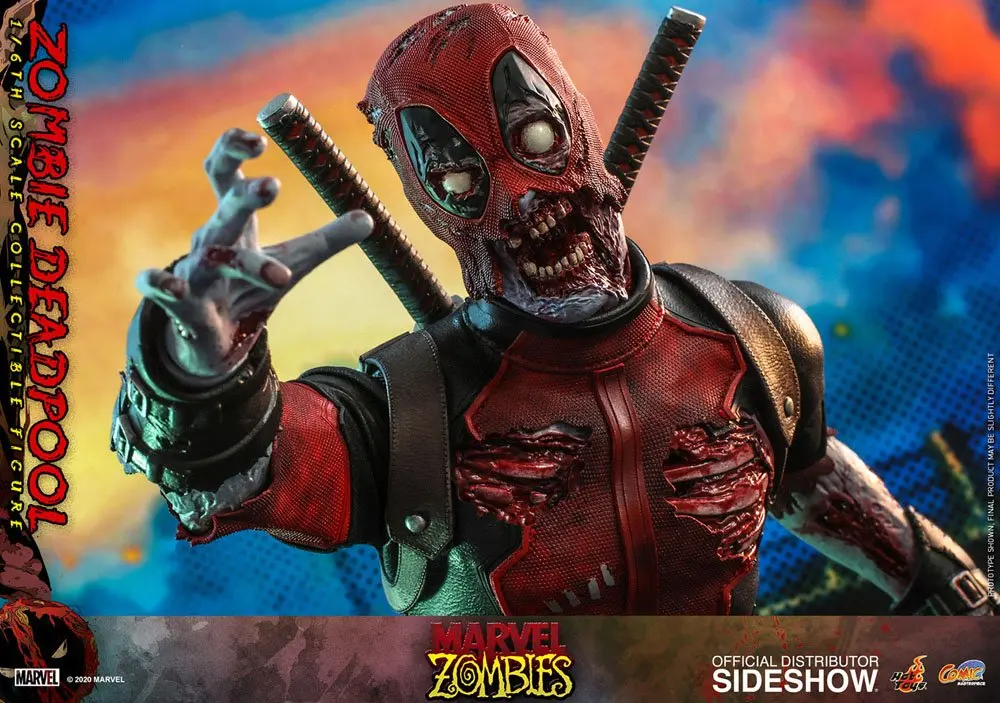 Marvel Zombies Comic Masterpiece Actionfigur 1/6 Zombie Deadpool 31 cm termékfotó