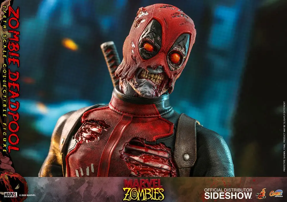 Marvel Zombies Comic Masterpiece Actionfigur 1/6 Zombie Deadpool 31 cm termékfotó