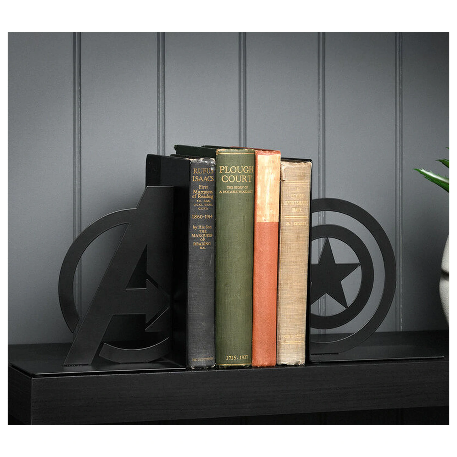 Marven Avengers Captain America metallene Buchstützen Produktfoto