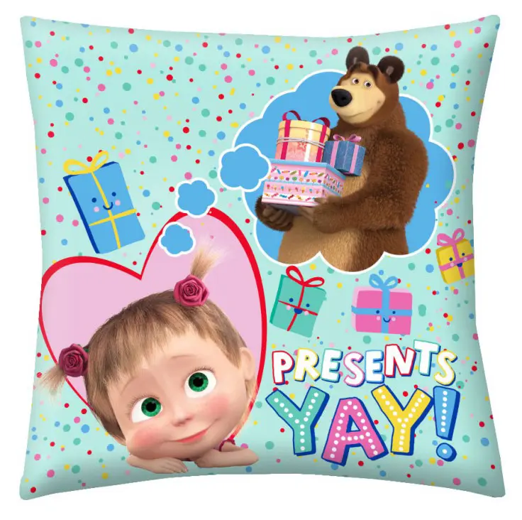 Masha and the Bear Kissen, Dekokissen 40*40 cm Produktfoto