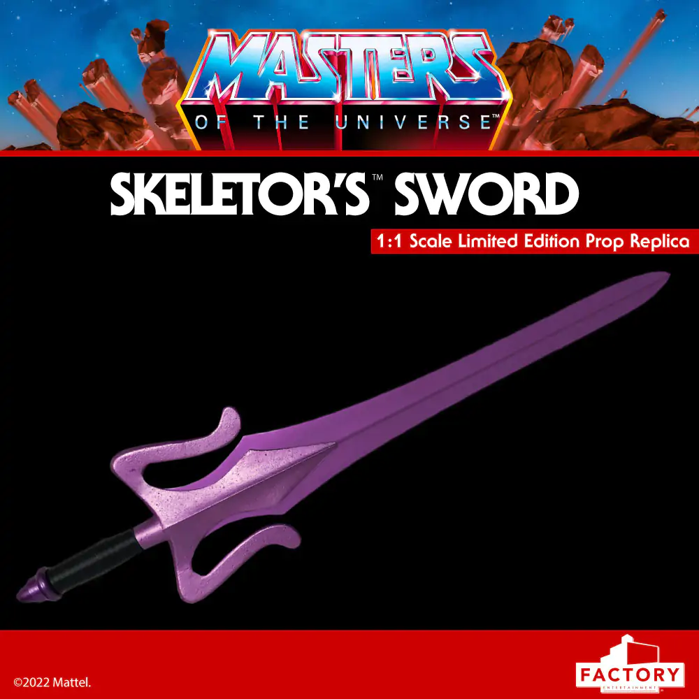 Masters of the Universe Replik 1/1 Skeletor's Schwert Limited Edition 101 cm Produktfoto