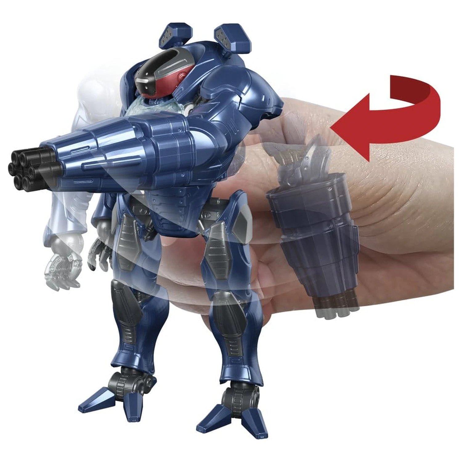 Masters of the Universe 2026 Film Feature Action-Figur Combat Ready Roboto 14 cm Produktfoto