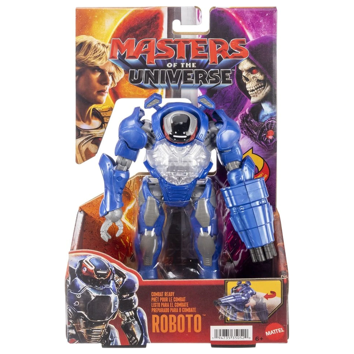 Masters of the Universe 2026 Film Feature Action-Figur Combat Ready Roboto 14 cm Produktfoto