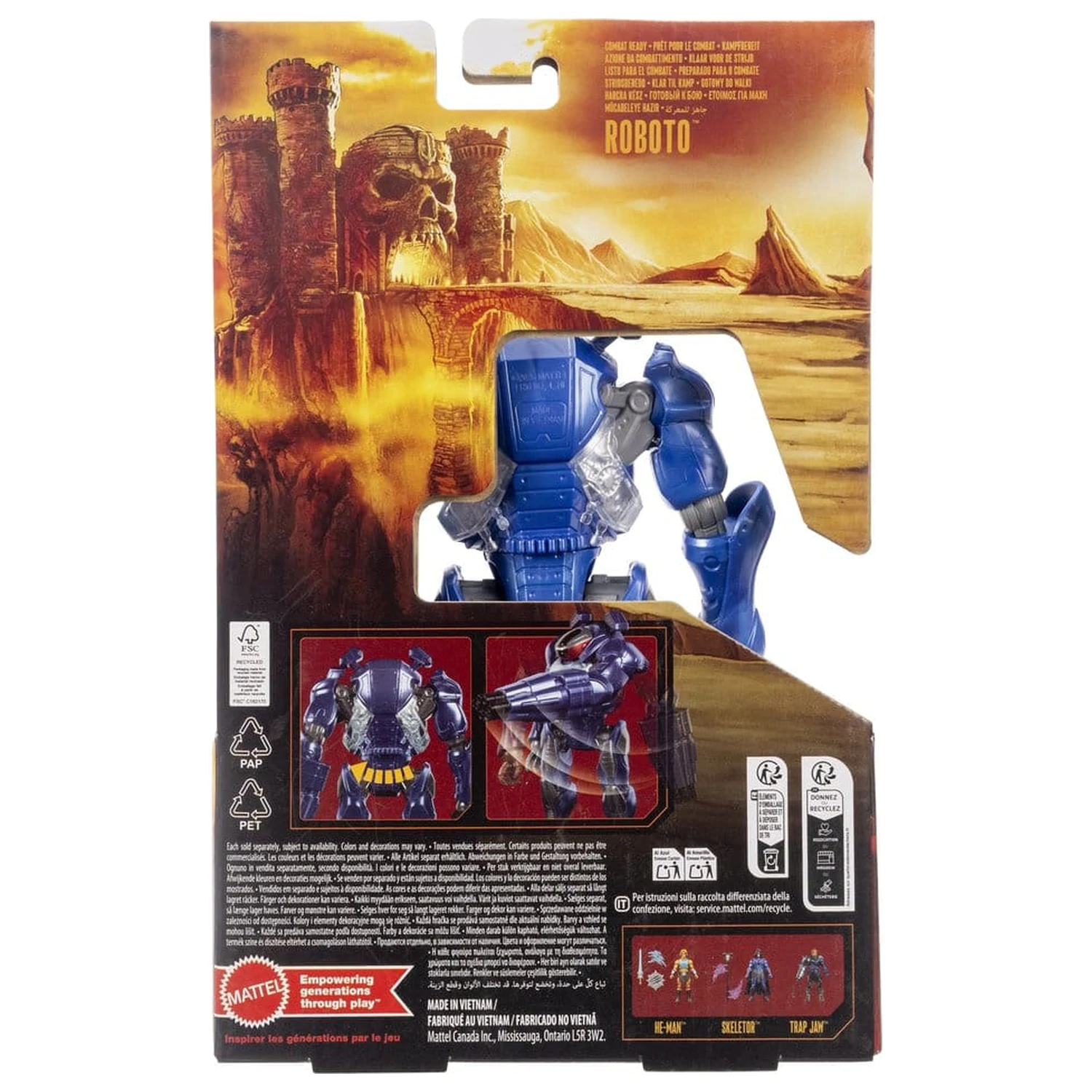 Masters of the Universe 2026 Film Feature Action-Figur Combat Ready Roboto 14 cm Produktfoto