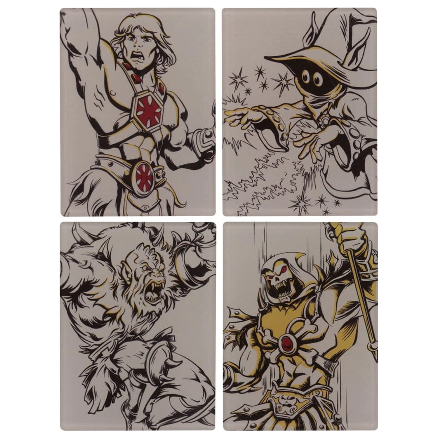 Masters of the Universe Magnete 4er-Pack Produktfoto