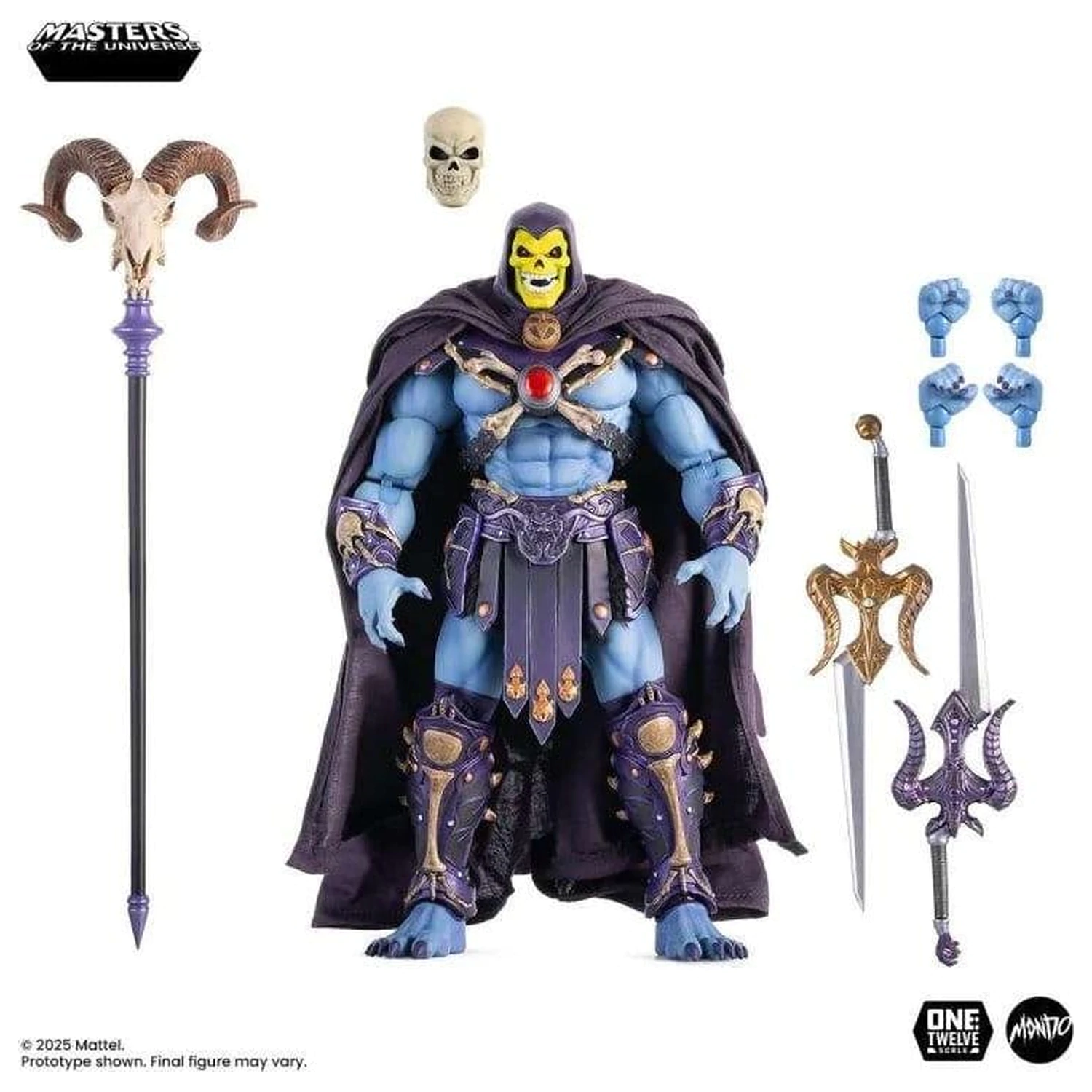 Masters of the Universe Actionfigur 1/12 200x - Skeletor Produktfoto