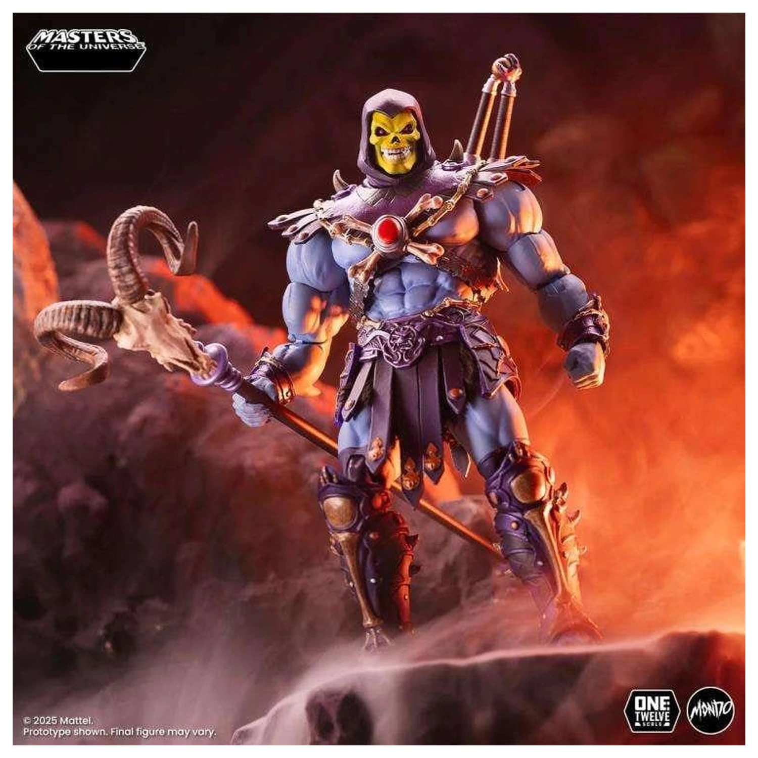 Masters of the Universe Actionfigur 1/12 200x - Skeletor Produktfoto