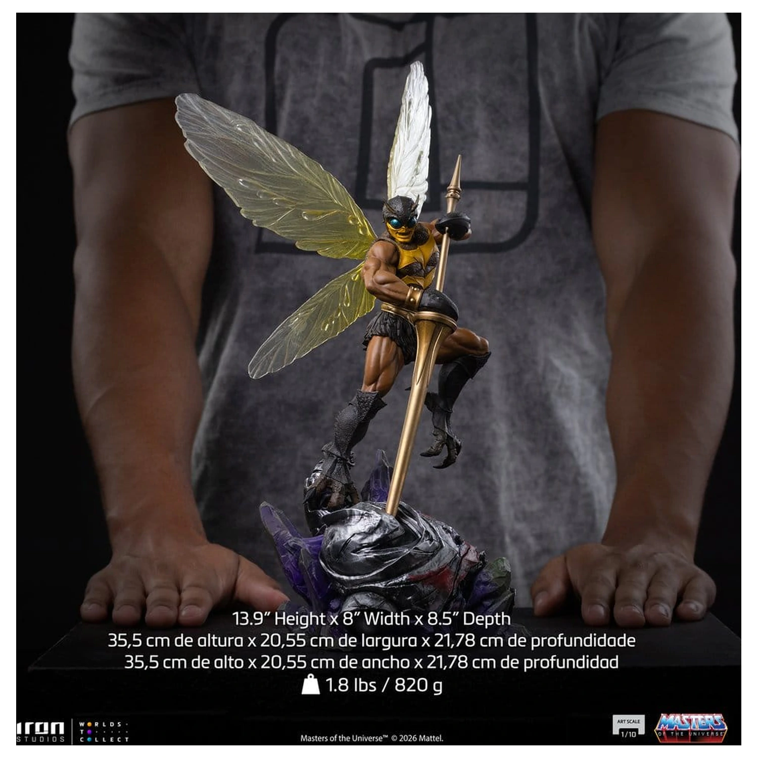Masters of the Universe Art Scale Statue 1/10 Buzz-Off 36 cm Produktfoto