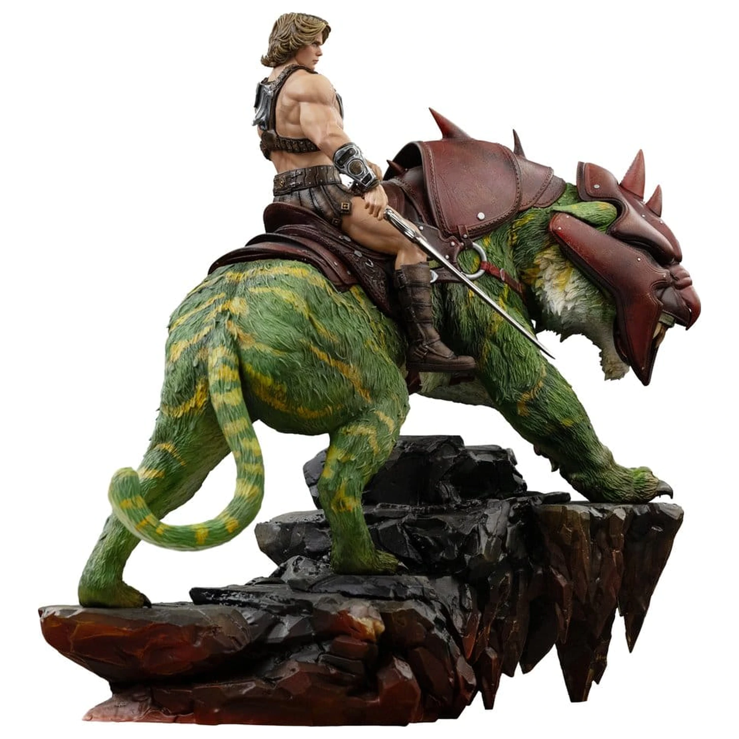 Masters of the Universe Art Maßstab Statue 1/10 He-Man and Battle Cat 33 cm Produktfoto