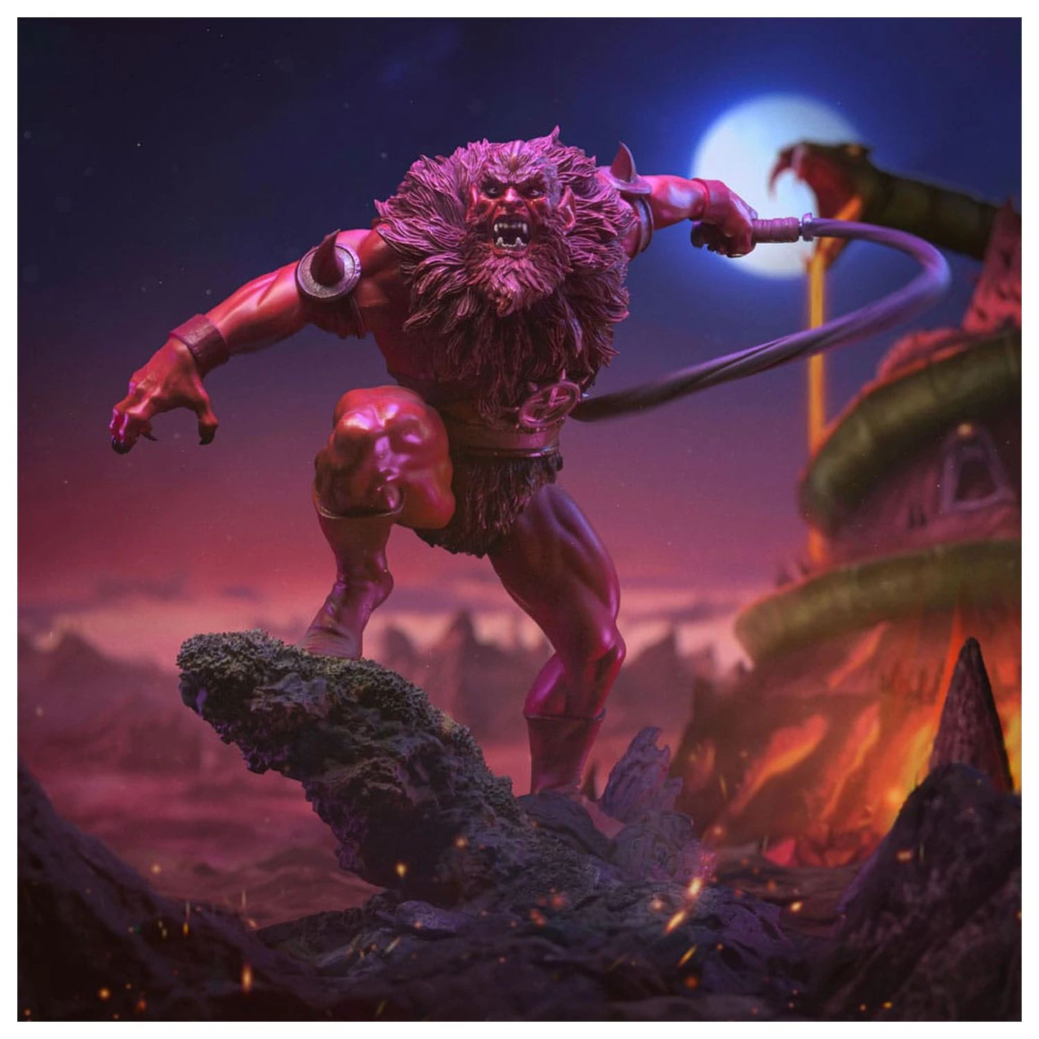 Masters of the Universe Art Scale Statue 1/10 Red Beast Man (Exclusive 2024) 23 cm Produktfoto