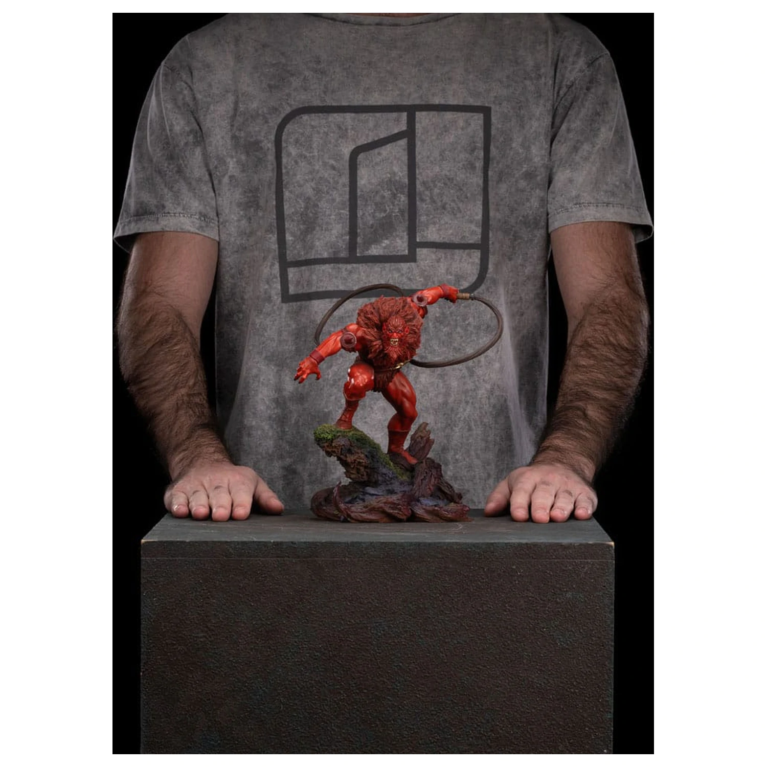 Masters of the Universe Art Scale Statue 1/10 Red Beast Man (Exclusive 2024) 23 cm Produktfoto