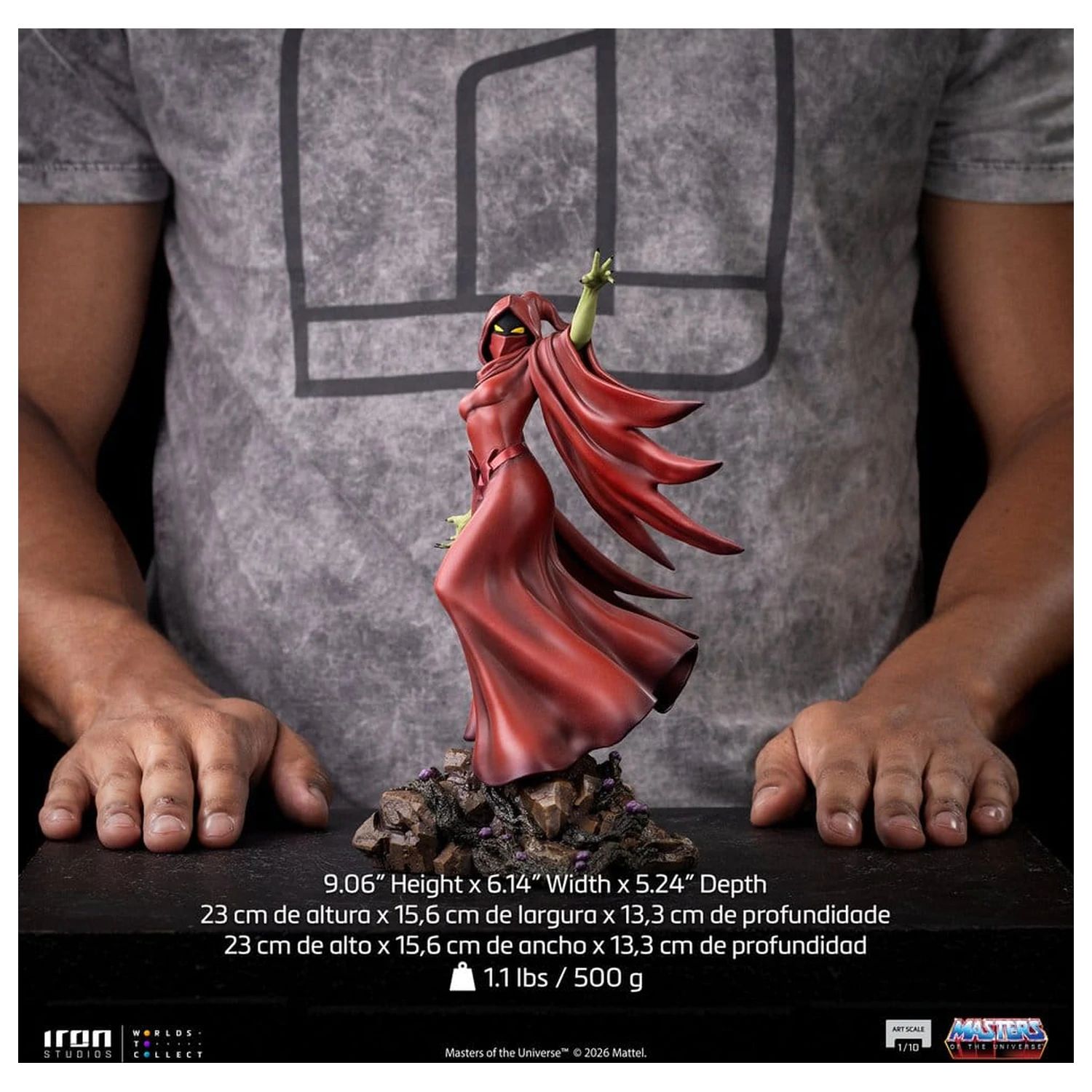 Masters of the Universe Art Scale Statue 1/10 Shadow Weaver 23 cm Produktfoto