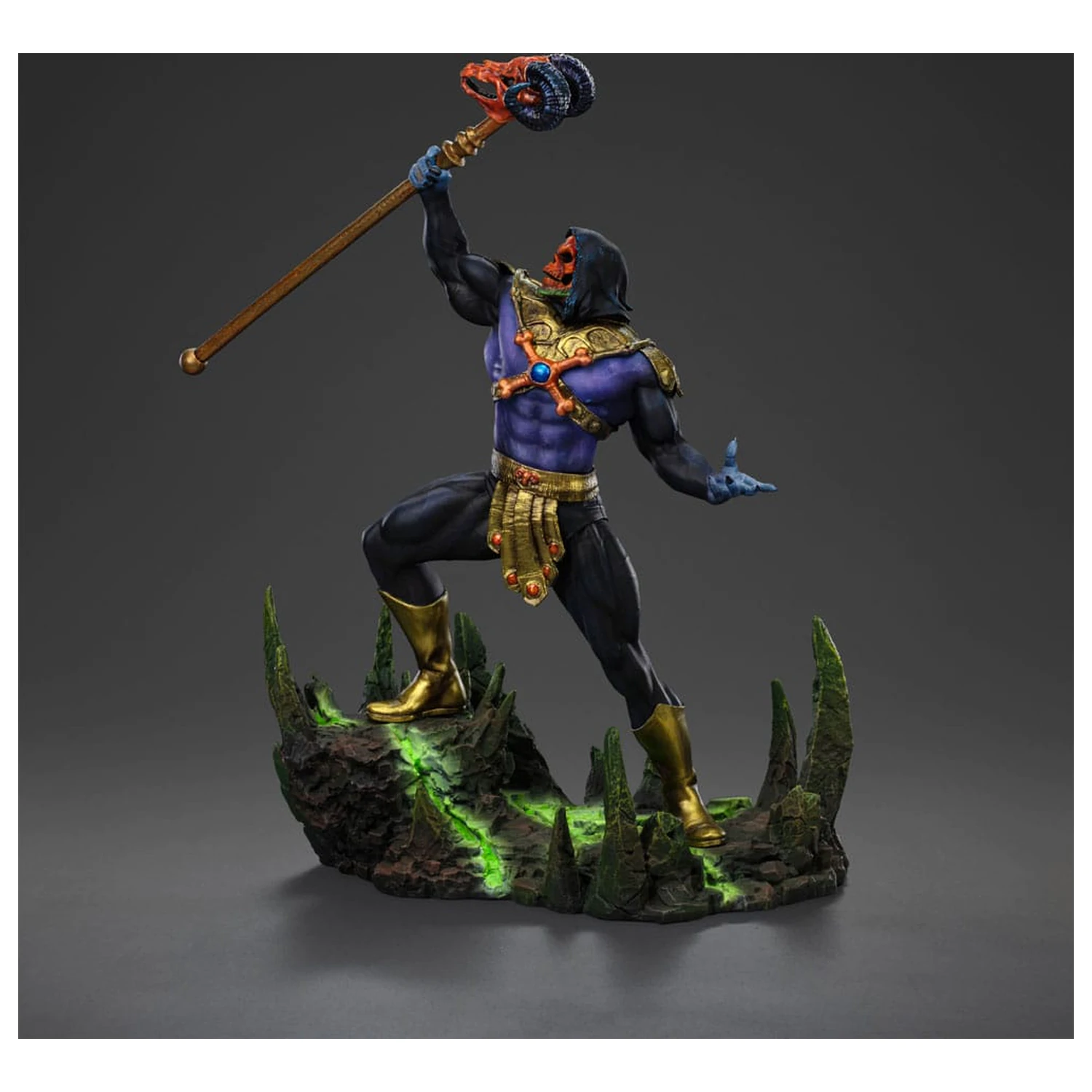 Masters of the Universe Art Scale Statue 1/10 Skeletor Disco Ver. 28 cm Produktfoto