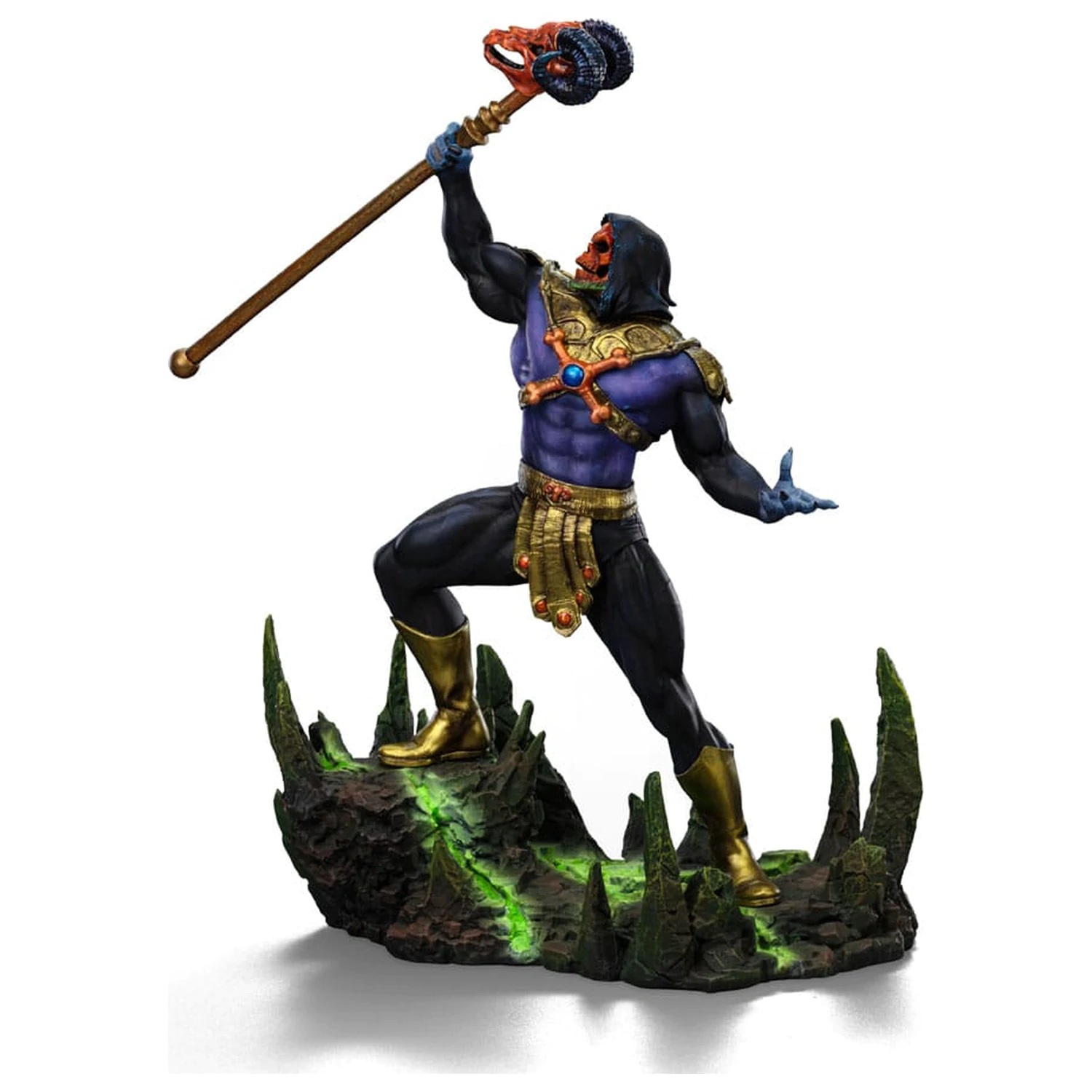 Masters of the Universe Art Scale Statue 1/10 Skeletor Disco Ver. 28 cm Produktfoto