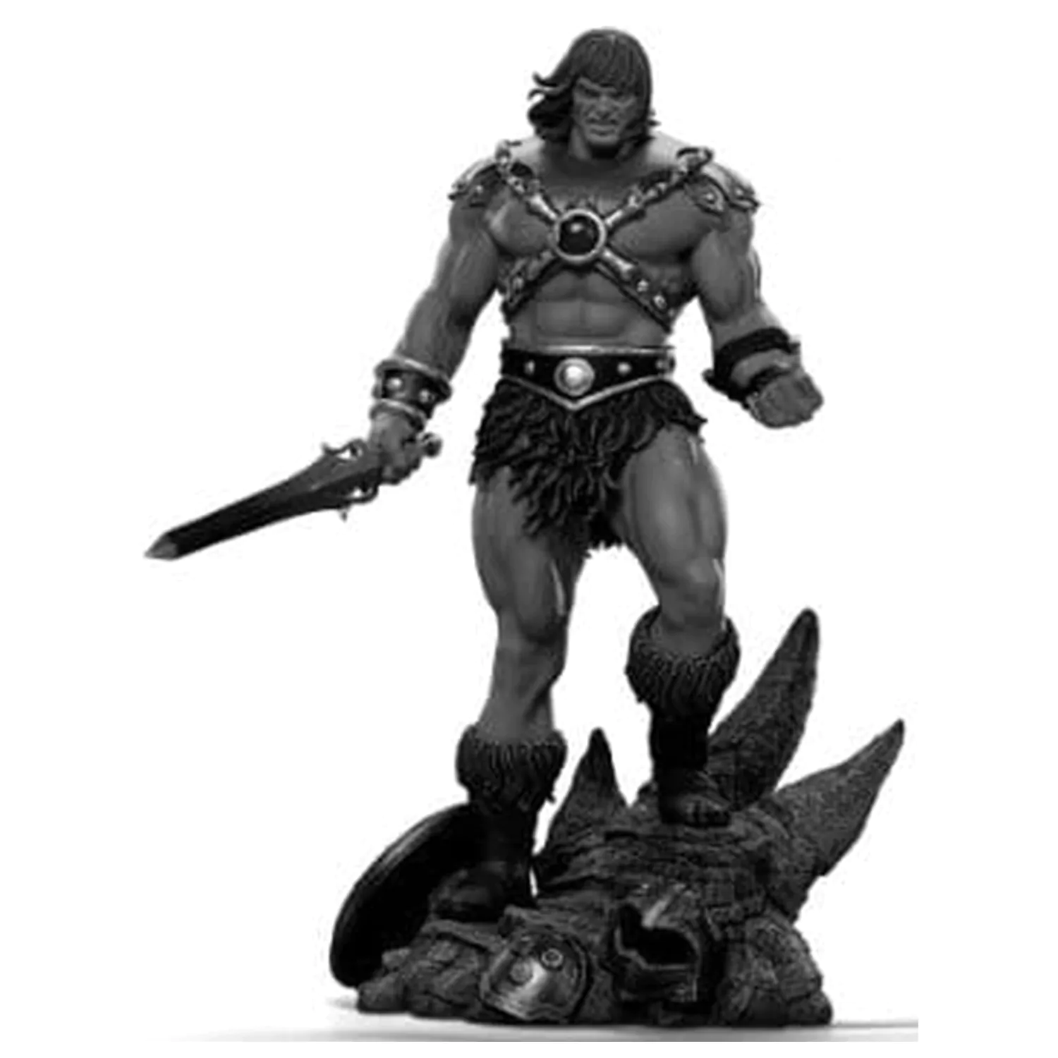 Masters of the Universe Kunst Skala Statue Farbe Variante 1/10 Faker 22 cm Produktfoto