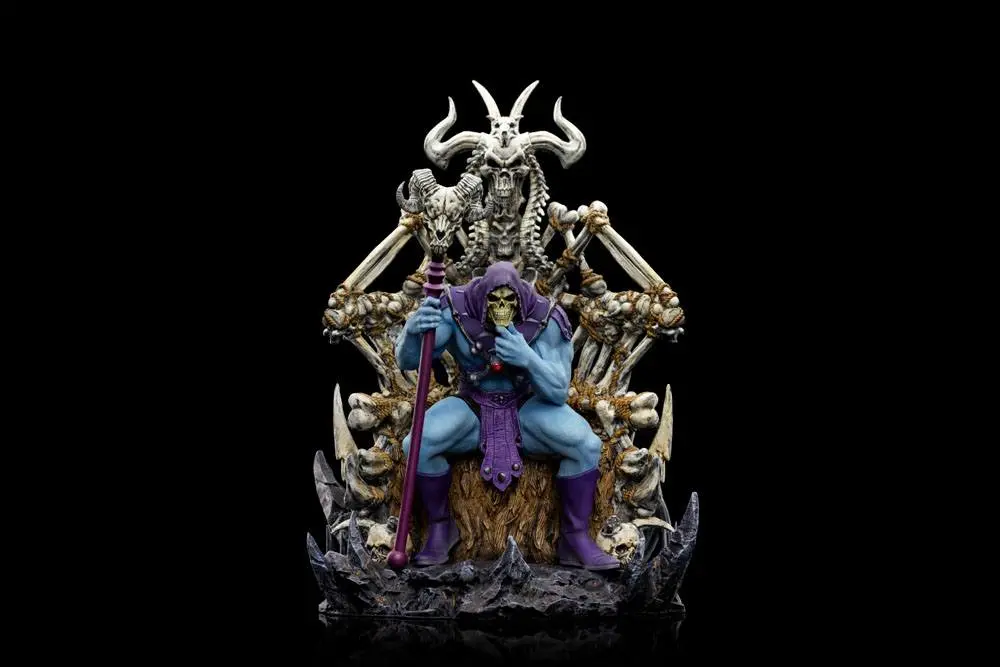 Masters of the Universe Art Scale Deluxe Statue 1/10 Skeletor on Throne Deluxe 29 cm Produktfoto