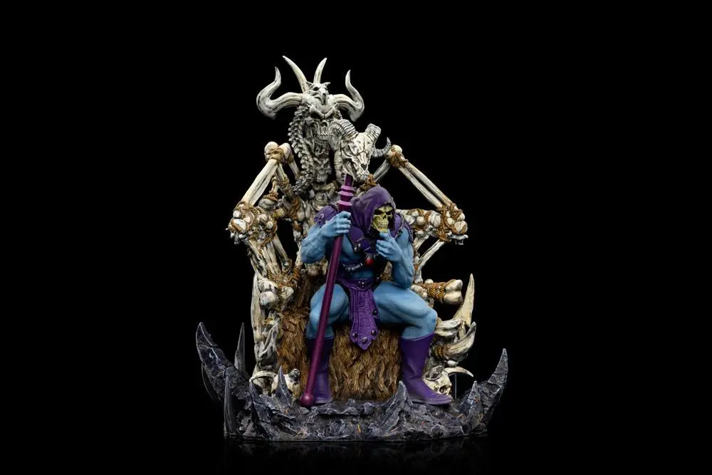 Masters of the Universe Art Scale Deluxe Statue 1/10 Skeletor on Throne Deluxe 29 cm Produktfoto