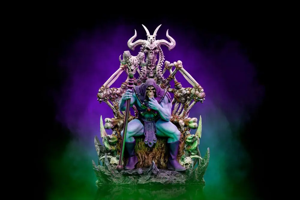 Masters of the Universe Art Scale Deluxe Statue 1/10 Skeletor on Throne Deluxe 29 cm Produktfoto