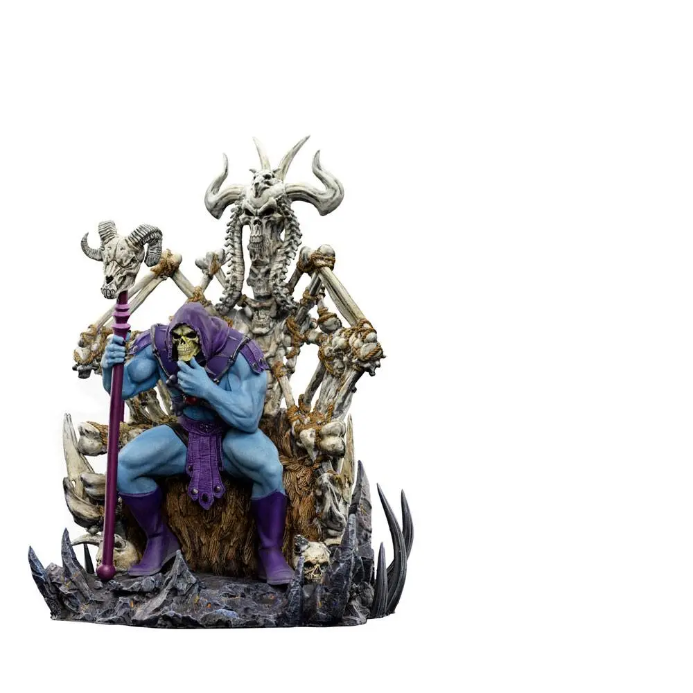 Masters of the Universe Art Scale Deluxe Statue 1/10 Skeletor on Throne Deluxe 29 cm Produktfoto