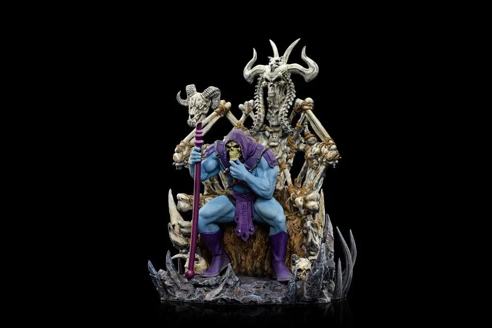 Masters of the Universe Art Scale Deluxe Statue 1/10 Skeletor on Throne Deluxe 29 cm Produktfoto