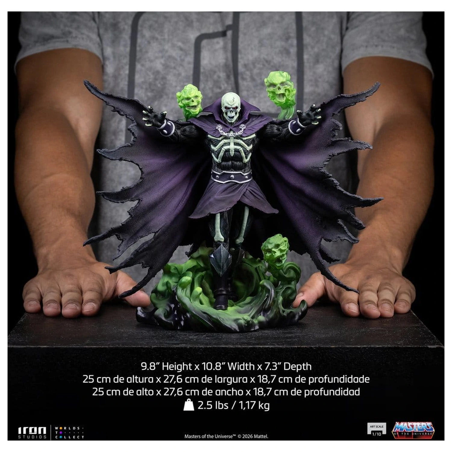 Masters of the Universe Art Scale Statue 1/10 Scareglow (Glow in the Dark) 25 cm Produktfoto