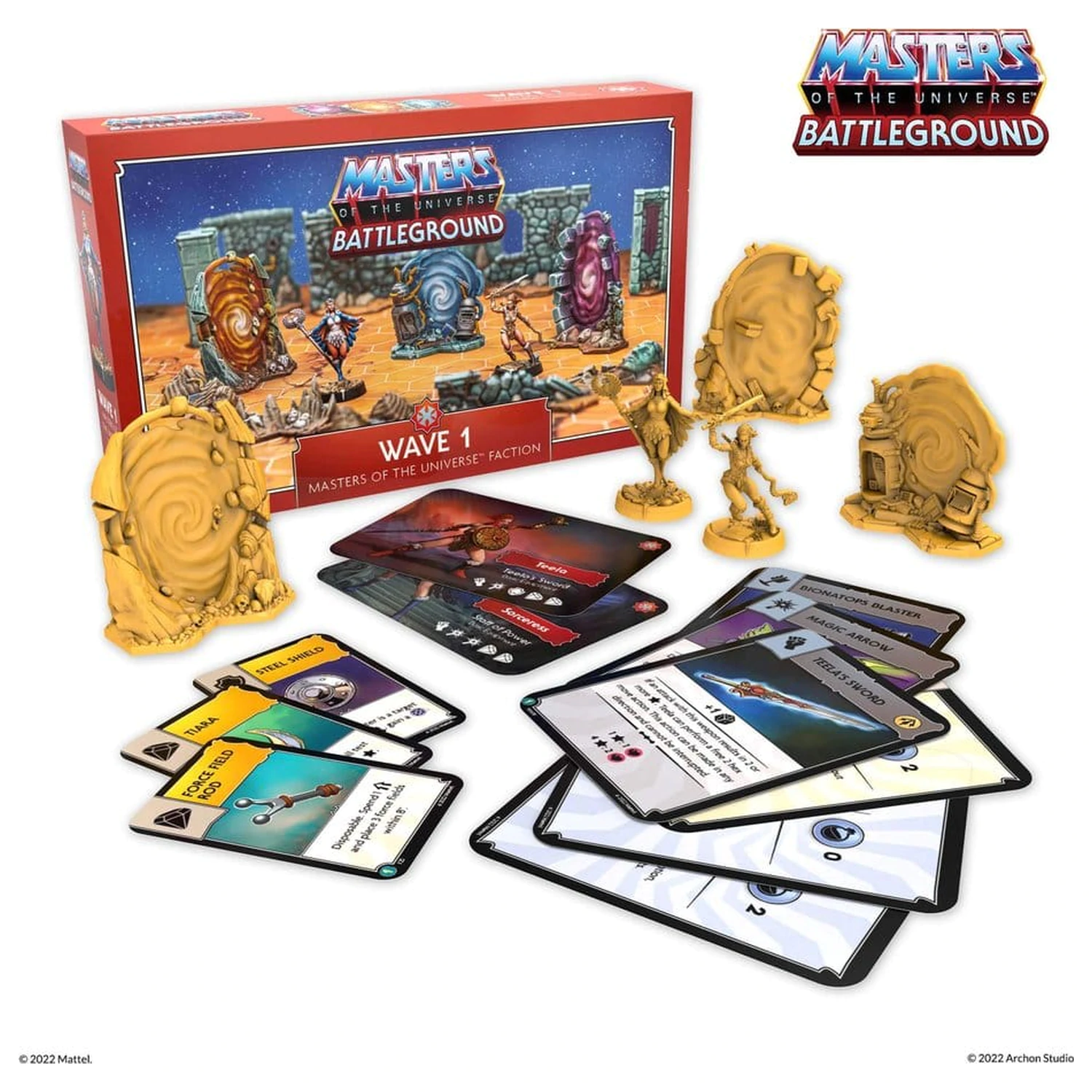 Masters of the Universe: Battleground Miniaturen Spiel Welle 1: Masters of the Universe Fraktion *Englische Version* Produktfoto