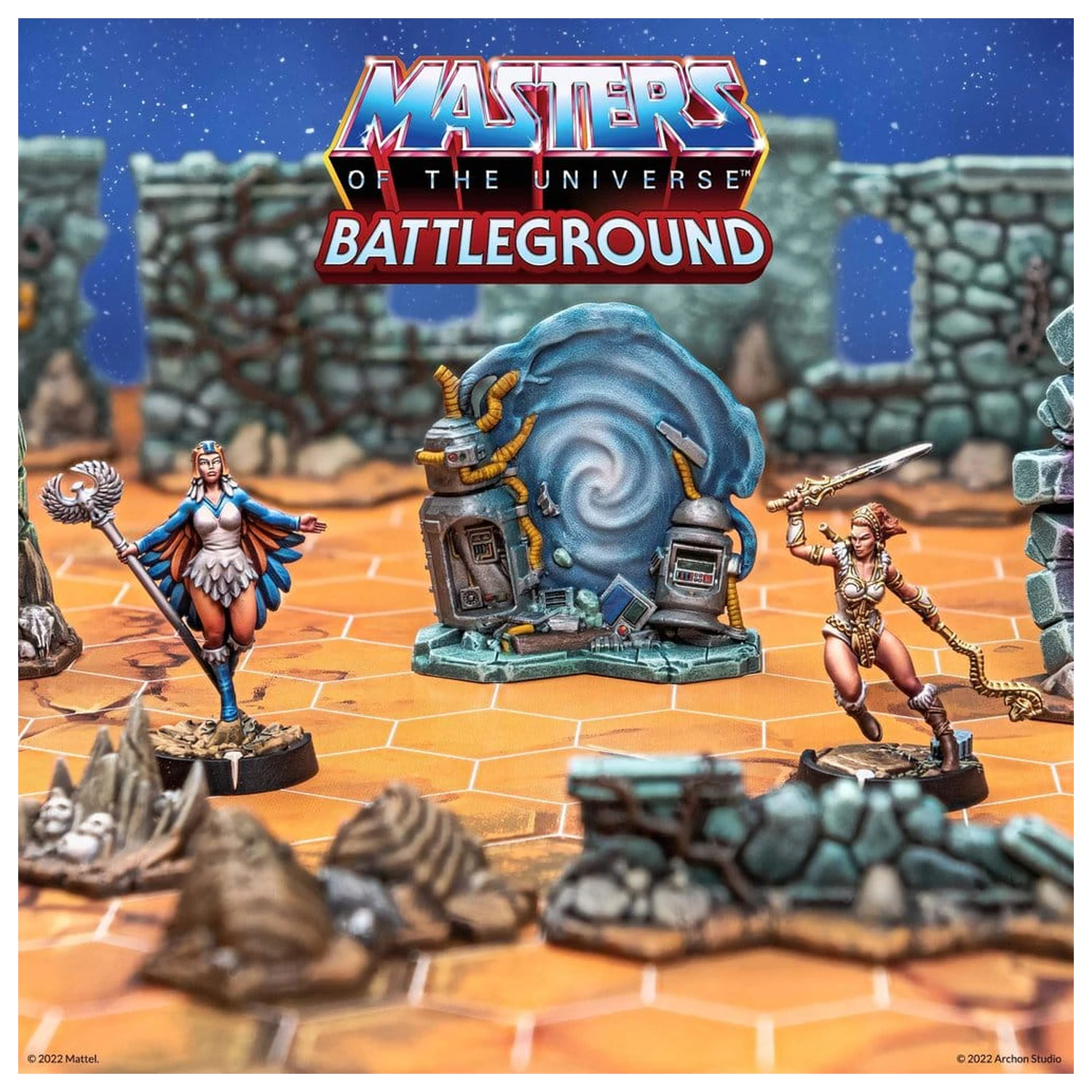 Masters of the Universe: Battleground Miniaturen Spiel Welle 1: Masters of the Universe Fraktion *Englische Version* Produktfoto