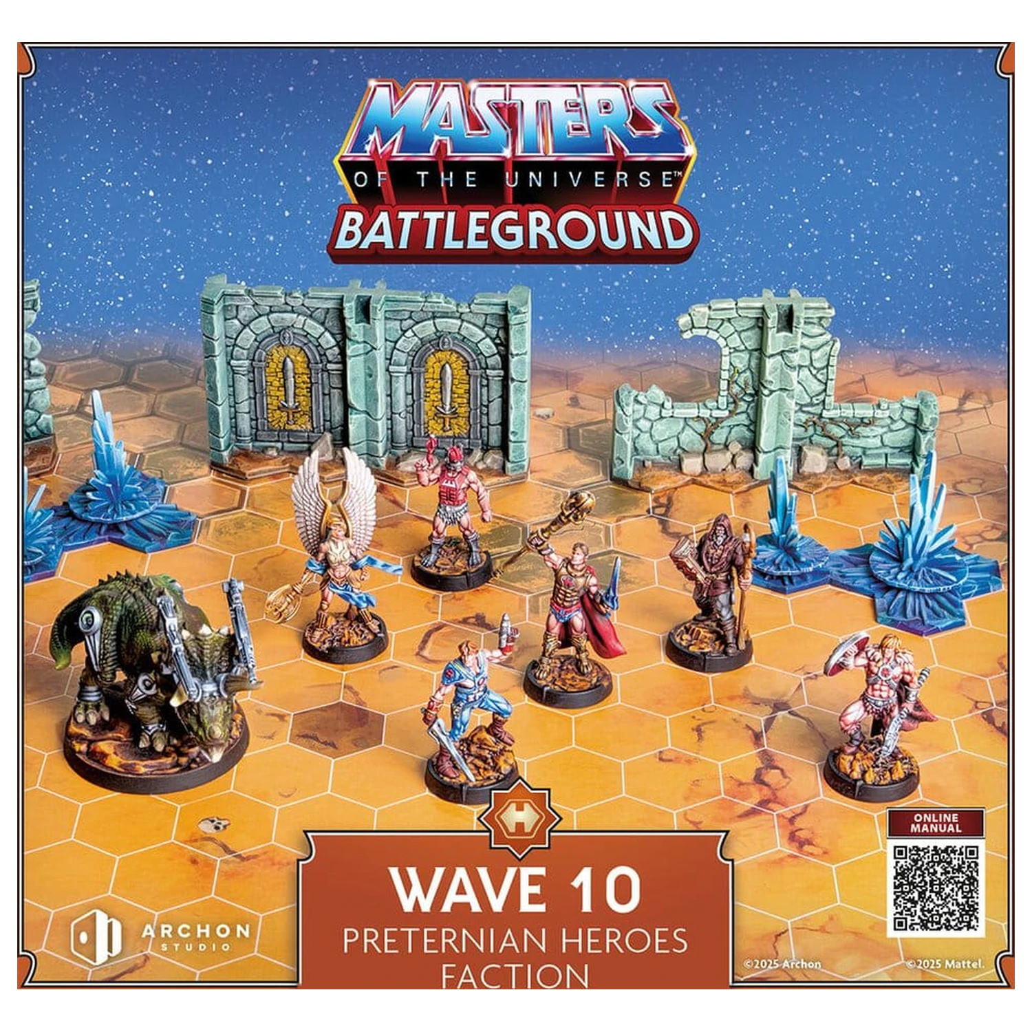 Masters of the Universe: Battleground Miniaturen Spiel Welle 10: Preternian Heroes Faction *englische Version* Produktfoto