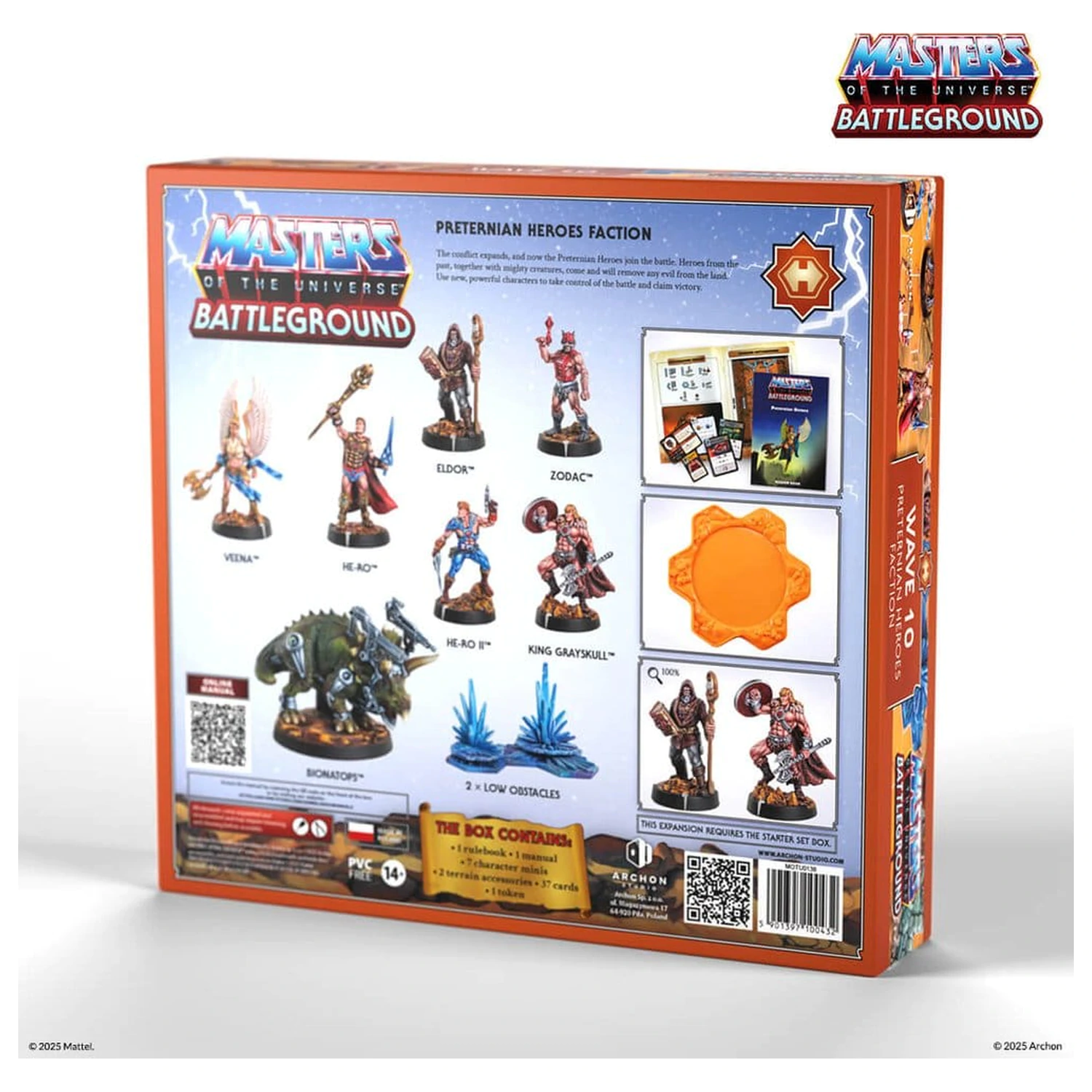 Masters of the Universe: Battleground Miniaturen Spiel Wave 10: Preternian Heroes Fraktion *Deutsche Version* Produktfoto