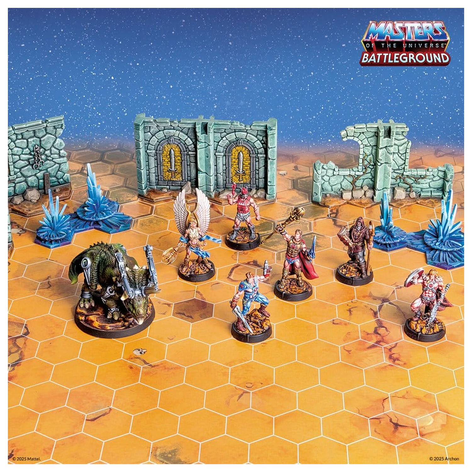 Masters of the Universe: Battleground Miniaturen Spiel Wave 10: Preternian Heroes Fraktion *Deutsche Version* Produktfoto
