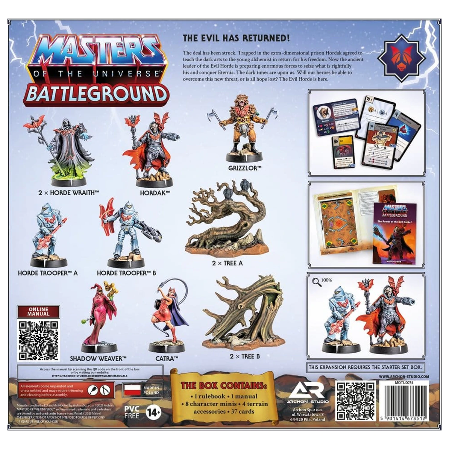 Masters of the Universe: Battleground Miniaturen Spiel Welle 4: The Power of the Evil Horde *Englische Version* Produktfoto