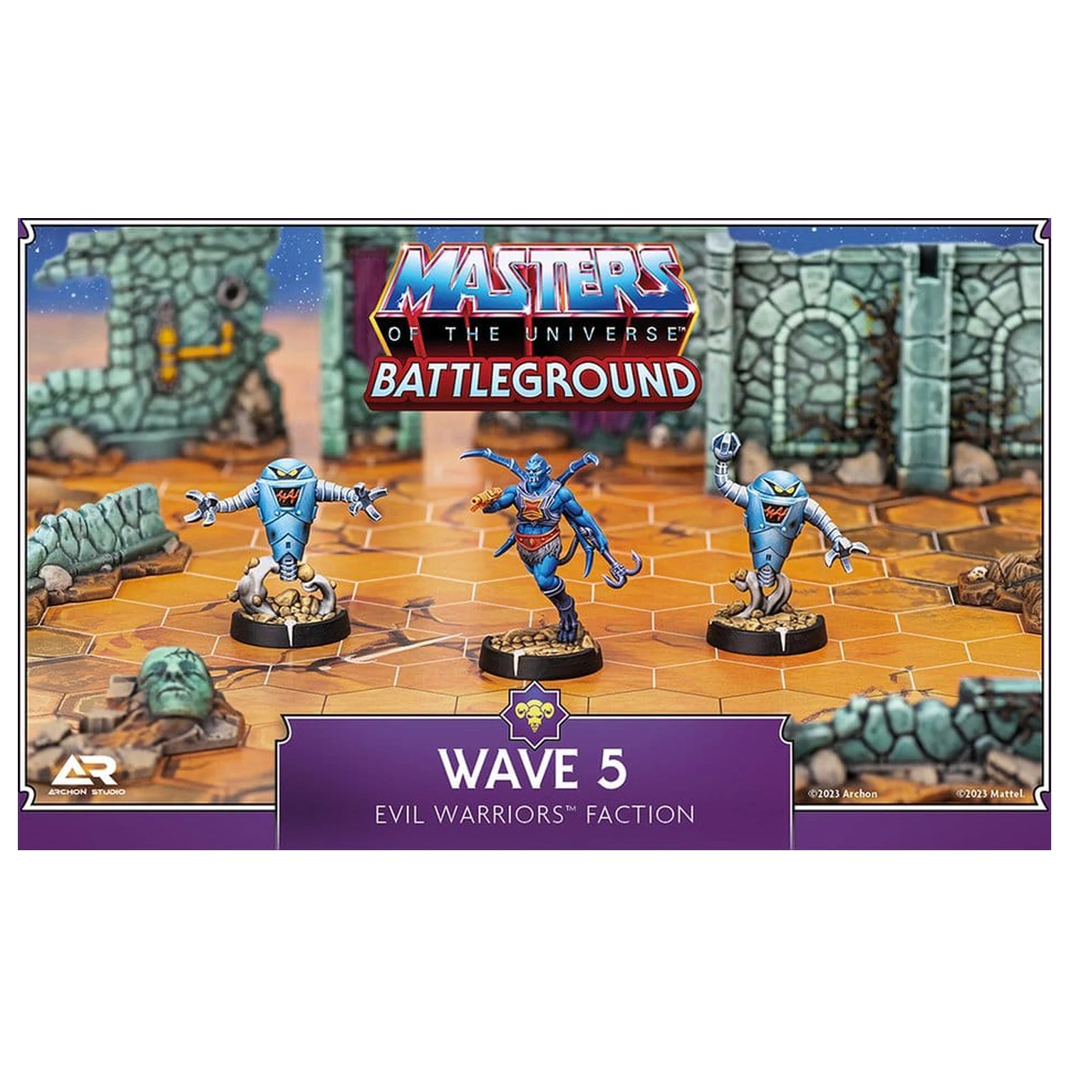 Masters of the Universe: Battleground Miniaturen Spiel Welle 5: Evil Warriors Fraktion *Deutsche Version* Produktfoto