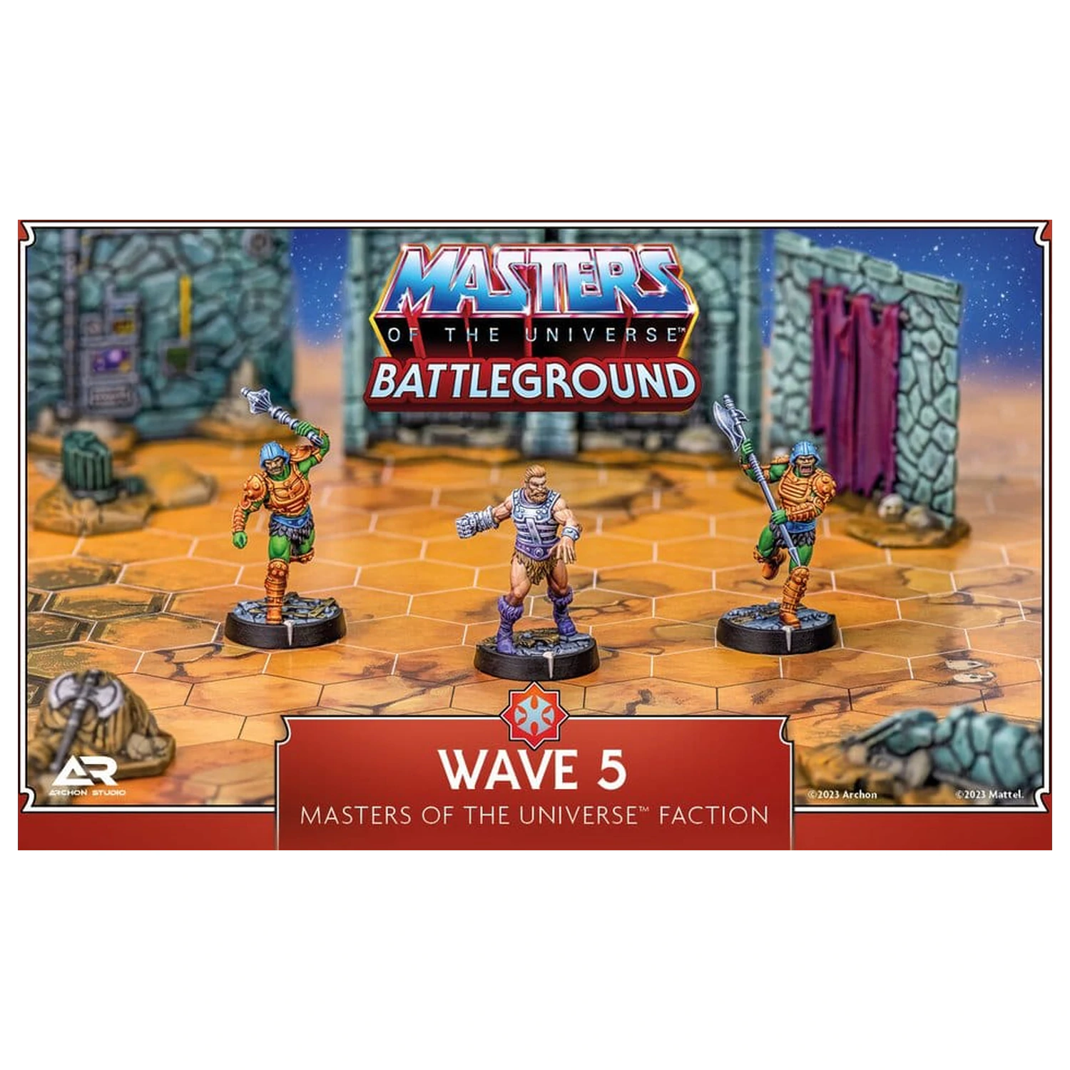 Masters of the Universe: Battleground Miniaturen Spiel Welle 5: Masters of the Universe Faction *Deutsche Version* Produktfoto