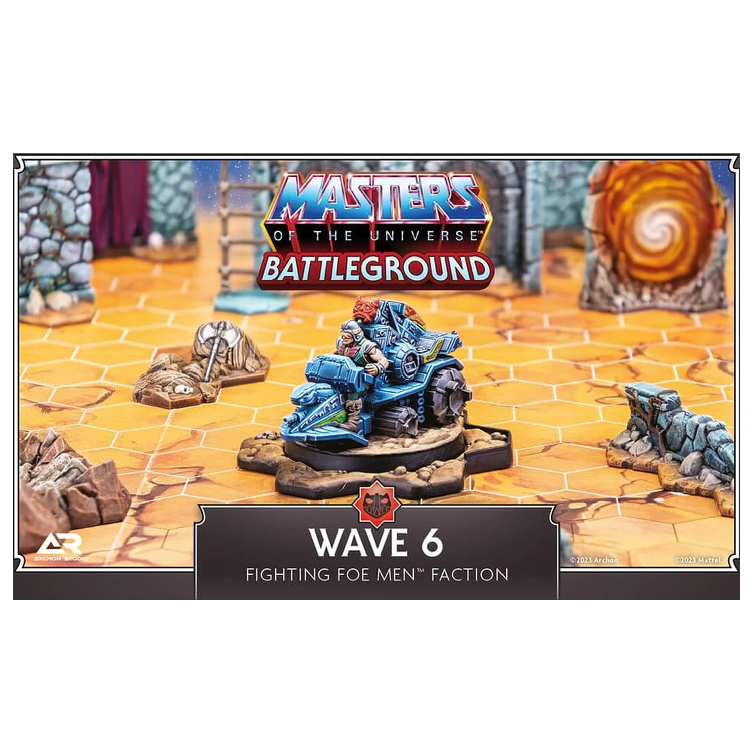 Masters of the Universe: Battleground Miniaturen Spiel Welle 6: Fighting Foe Men Faction *Englische Version* Produktfoto