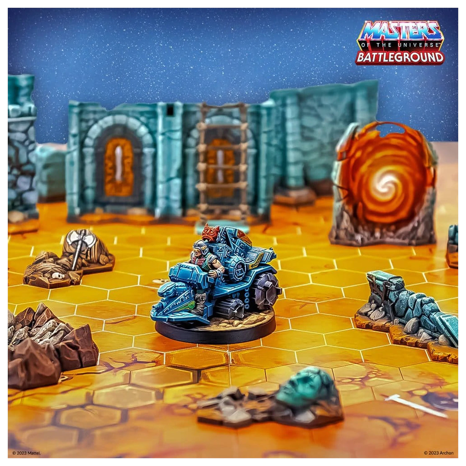 Masters of the Universe: Battleground Miniaturen Spiel Welle 6: Fighting Foe Men Fraktion *Deutsche Version* Produktfoto