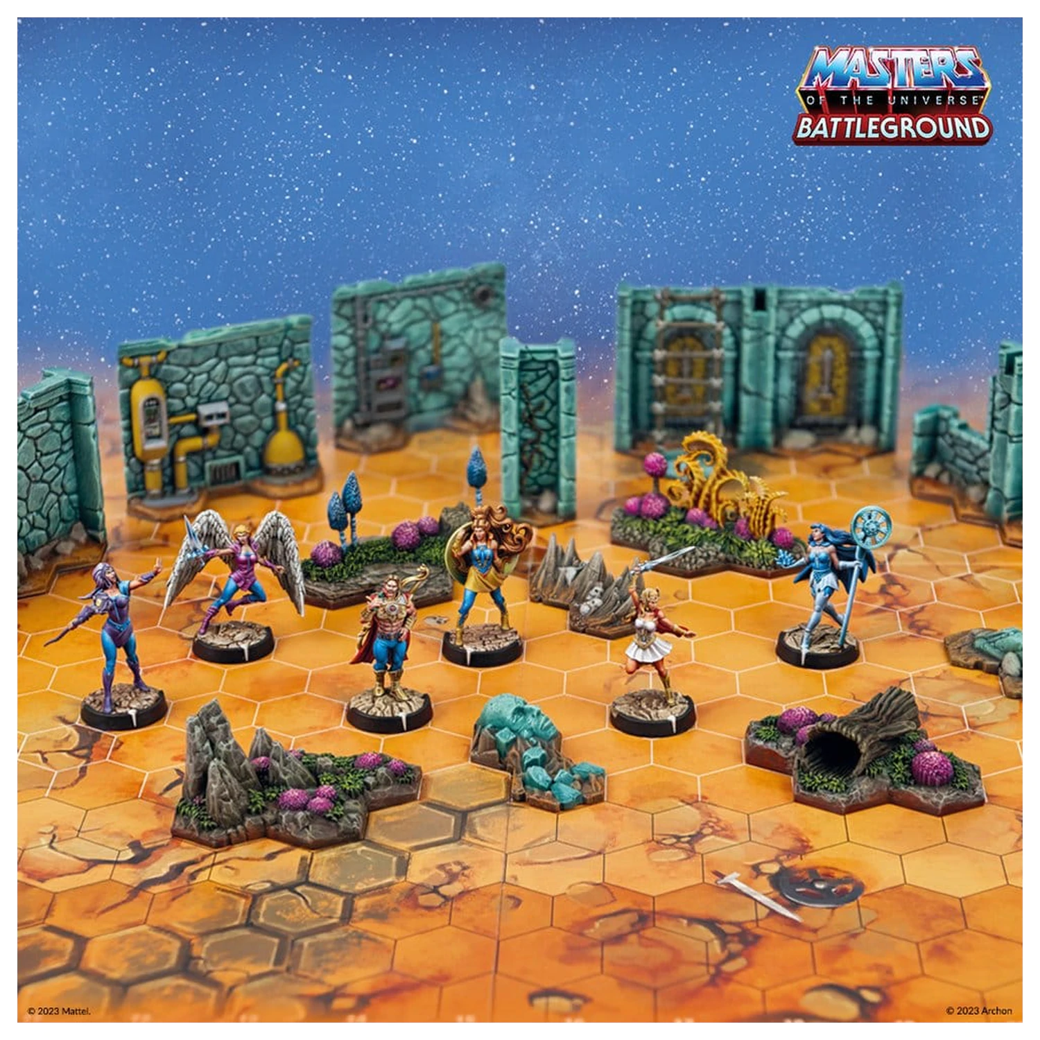 Masters of the Universe: Battleground Miniaturen Spiel Welle 7: The Great Rebellion *deutsche Version* Produktfoto