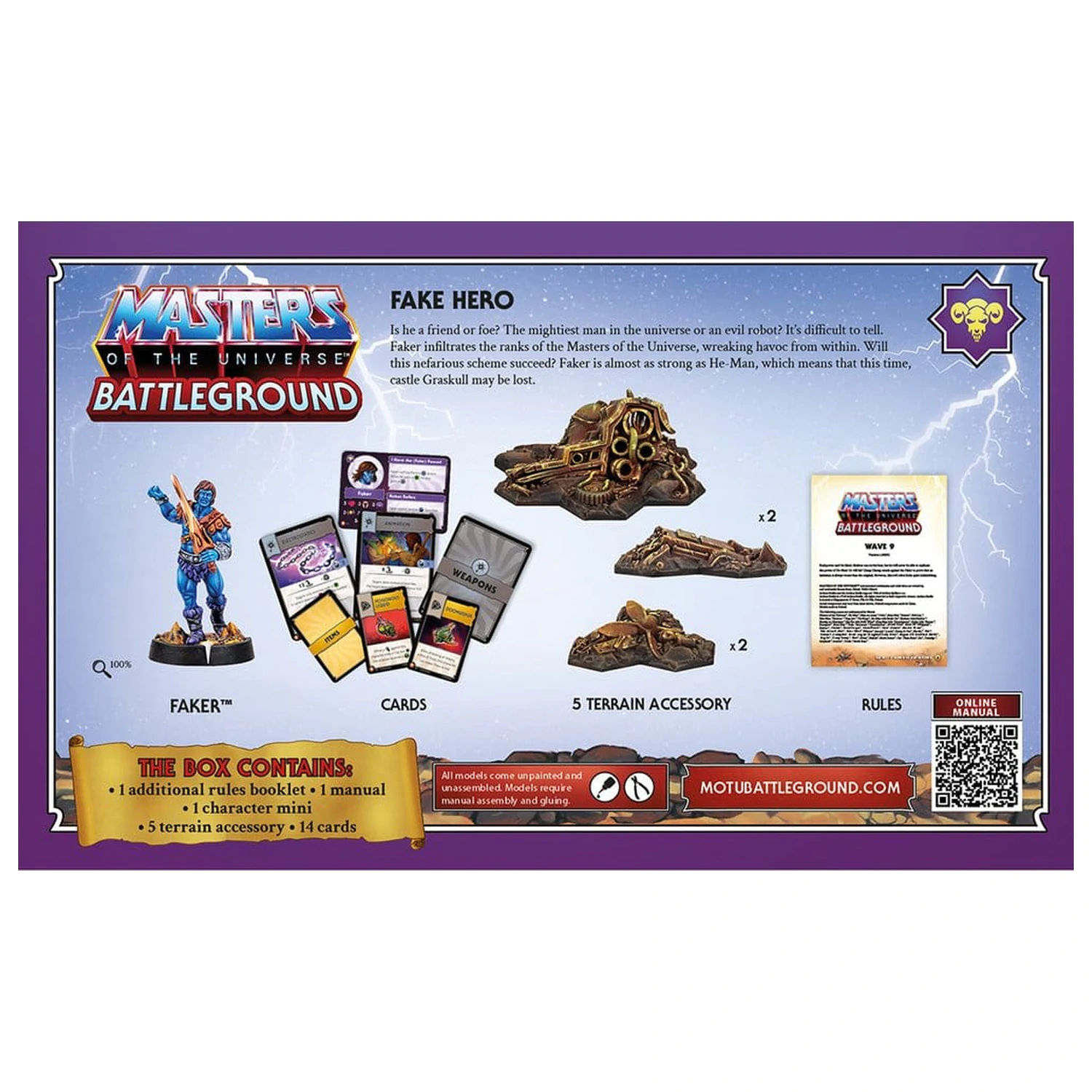 Masters of the Universe: Battleground Miniaturen Spiel Wave 9: Evil Warriors Faction *deutsche Version* Produktfoto
