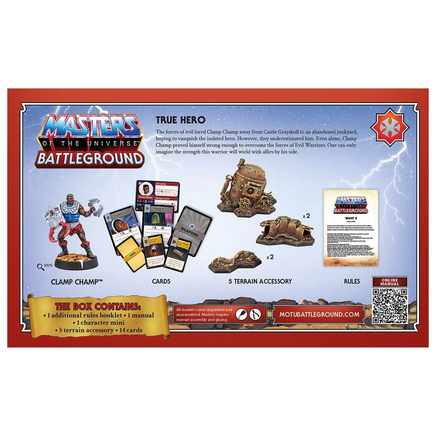 Masters of the Universe: Battleground Miniaturen Spiel Welle 9: Masters of the Universe Faktion *englische Version* Produktfoto