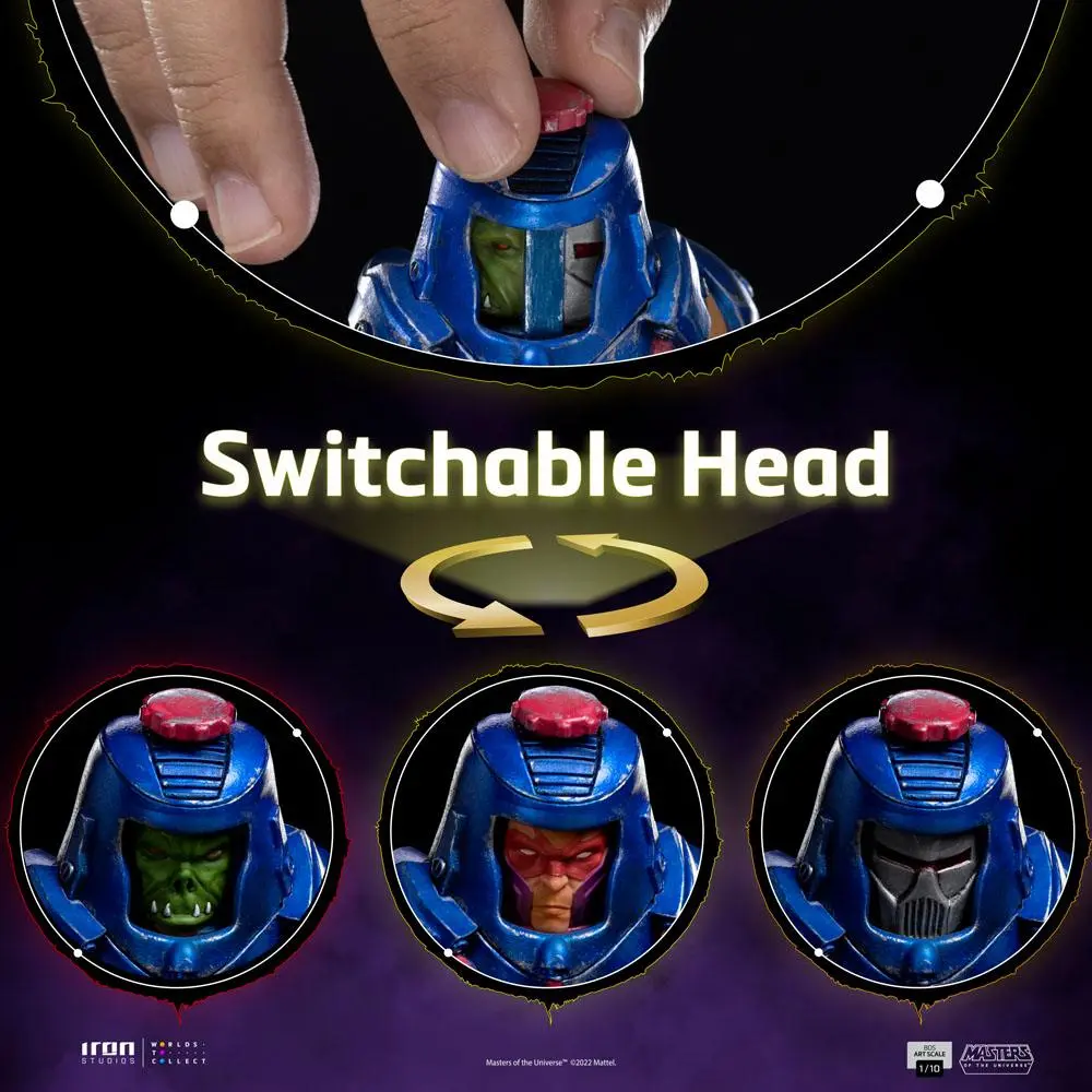 Masters of the Universe BDS Art Scale Statue 1/10 Man-E-Faces 25 cm Produktfoto