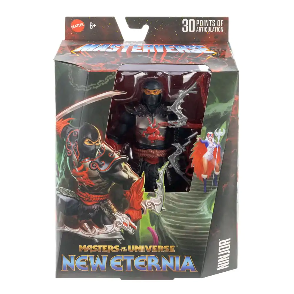 Masters of the Universe Core New Etheria Action Figur Ninjor 18 cm Produktfoto